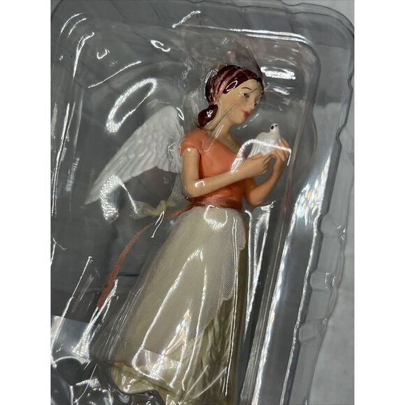 2008 Hallmark Keepsake Ornament Holiday Angels A Wish For Peace 3rd in Series - Picture 5 of 7